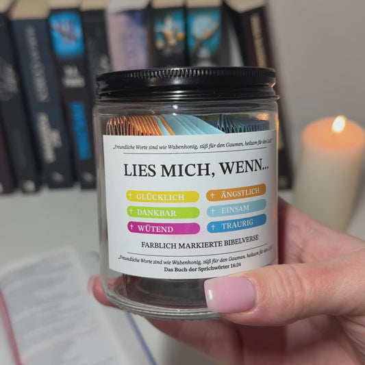 Glaubensglas: 96 Bibelverse für jede Gemütslage